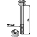 Boulon M16x150 - 10.9